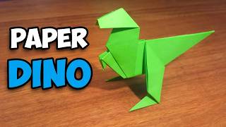 How To Make an Easy Origami Dinosaur [upl. by Nyar]