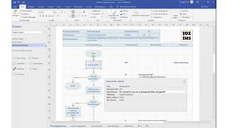 Prozesse in Microsoft Visio zeichnen  IOZ Visio Template [upl. by Mond]