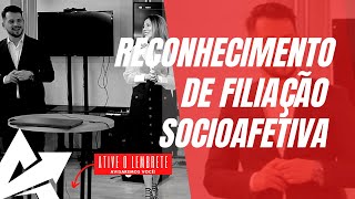 DIREITO DE FAMÍLIA Reconhecimento de filiação socioafetiva [upl. by Assiluy]