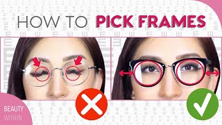 How to Pick the Perfect Glasses for Your Face Shape  Beauty Within [upl. by Maon]