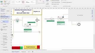 Process Simulation in Microsoft VISIO [upl. by Elitnahc]