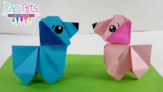 PERRO DE ORIGAMI  Paso a paso  DIY  ORIGAMI DOG [upl. by Sunday807]