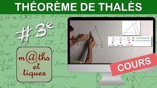 LE COURS  Théorème de Thalès  Troisième [upl. by Atinuahs]