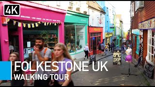 Folkestone UK Walking Tour  Best Places to Visit in the UK [upl. by Surtimed]