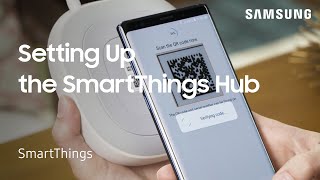 How to set up Samsung SmartThings Hub  Samsung US [upl. by Ayomat586]