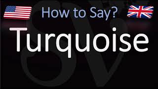 How to Pronounce Turquoise CORRECTLY [upl. by Justinn]