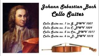 Johann Sebastian Bach  Cello suites in 432 Hz great for reading or studying [upl. by Kyriako]