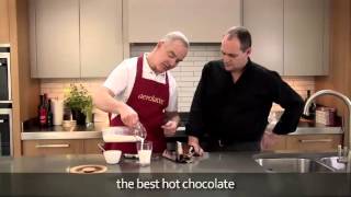 How to make a hot chocolate using an aerolatte milk frother [upl. by Trilbie]