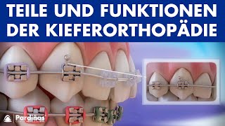 Kieferorthopädie – Teile und Funktionen der Zahnspange © [upl. by Enneles]