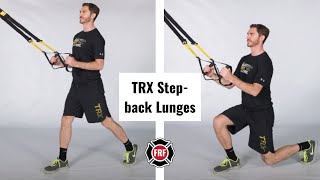 TRX Stepback Lunges [upl. by Fay379]