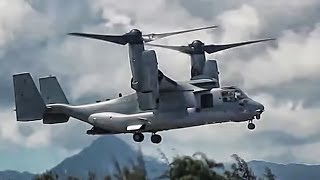 V22 Osprey TiltRotor Aircraft In Action • Compilation [upl. by Amer201]