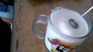 Aerolatte Review Frothing Cold Milk In Under 1 Minute [upl. by Tnomal]