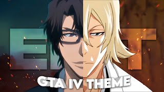 Aizen x Urahara  GTA IV Theme Edit [upl. by Laucsap63]